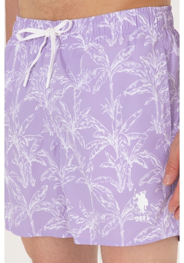 U.s. Polo Assn. Erkek Lila Deniz Şortu 50299781-vr034 Lila