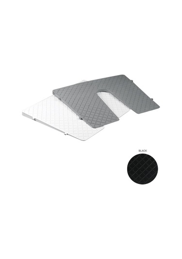 Transom Pad Tilted, 450x360mm, Black