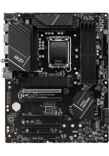 MSI Pro B760-P WIFI DDR4 Intel B760 5333 MHz (OC) DDR4 Soket 1700 ATX Anakart