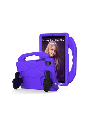 Samsung Galaxy Uyumlu Tab A9 Plus X210 X213 X215 X217 Kılıf Tutmalı Standlı Silikon Case