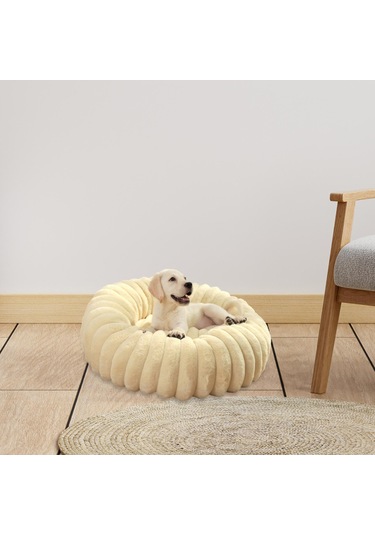 Suntek Köpek Sakinleştirici Yatak Isıtıcı Evcil Hayvan Bej-50cm