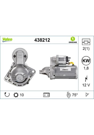 Valeo 12v 10 Diş Fiat Linea 1.3 Mtj Marş Dinamosu