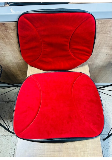 Massey Ferguson 240 Asgari Branda Ve Düz Kırmızı Koltuk Kılıfı Takım