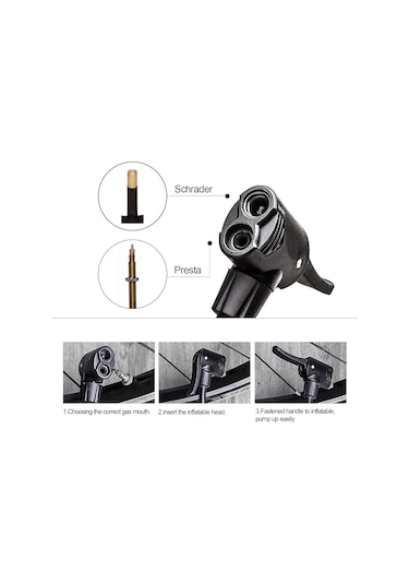 Pro Seri Çift Piston Ayak Pompası Bisiklet, Top, Motorsiklet ,araba,karavan,minübüs Bot Şişirme.