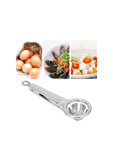 Geeroyoo 304 Paslanmaz Çelik Yumurta Kesici - Doğal Yumurta, Ördek Yumurtası Vb. İçin Uygun, Kolay Kullanım, Sağlıklı Ve Hijyenik, Asma Delikli Depolama Diğer