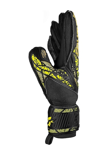 Reusch Attrakt İnfinity Finger Support 5470710 Kemikli Kaleci Eldiveni Sarı - Siyah