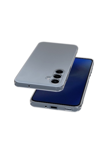 Logis Samsung Galaxy Uyumlu A16 Kılıf Süper Silikon Şeffaf Şeffaf