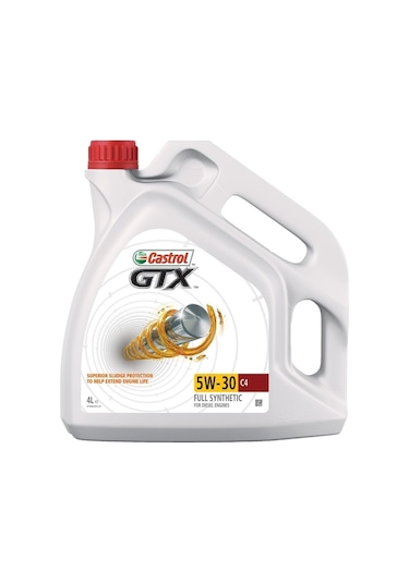Castrol GTX 5W-30 C4 Tam Sentetik Motor Yağı 4 L