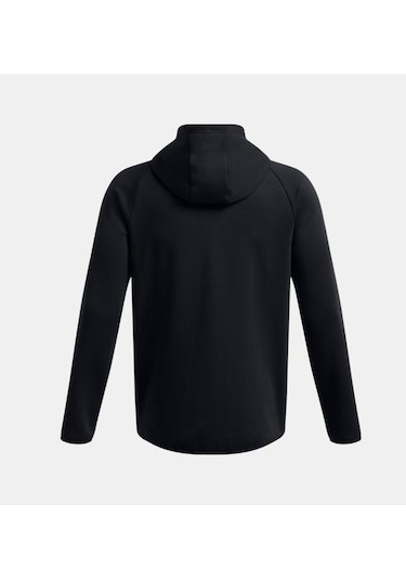 Under Armour Unstoppable Fleece Tam Fermuarlı Hd Eu Erkek Sweatshirt Siyah