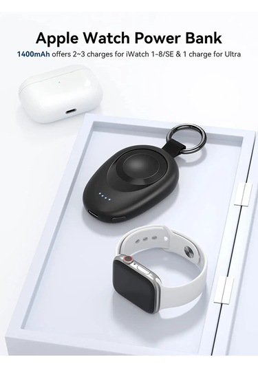 Newdery Pil Paketi 1400 Mah Taşınabilir Kablosuz Şarj Cihazı İos Uyumlu Watch Serisi Pink Amerika Birleşik Devletleri Pembe