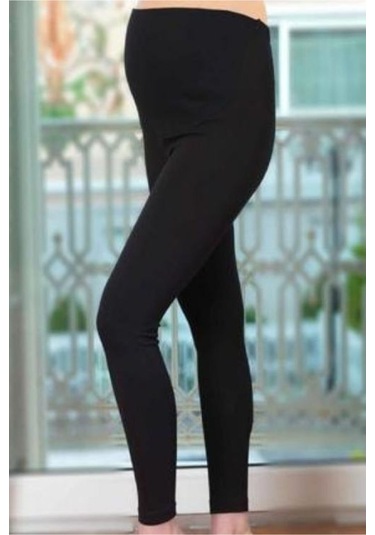 Kadın Lohusa Hamile Tayt Siyah Yeni Sezon