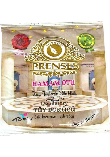 Prenses Tüy Dökücü Toz Hamam Otu Bay Bayan 200 G x 20