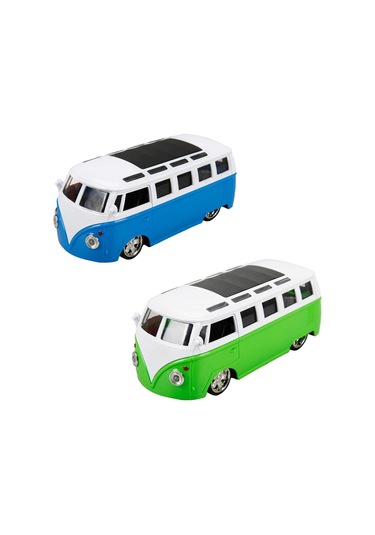 Oyuncak Çekbırak Diecast Vw Işıklı Sesli Minibüs 14 Cm