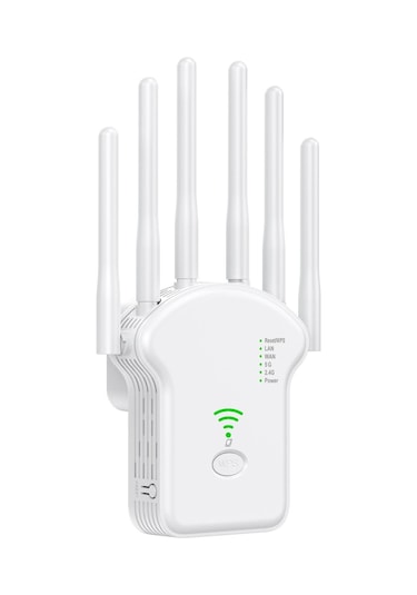 Sones Urant U13 1200mbps 2.4g/5g Çift Bant Wifi Tekrarlayıcı Sinyal Amplifikatörü Ab Fişi Beyaz