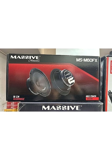 Massive Ms-m60fx 16 Cm Midrange 300w Maksimum 120w Rms Çift Fiyatıdır