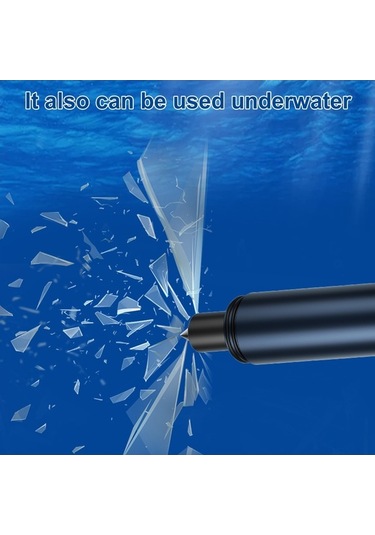 Pazly Acil Durum Çekiçli Araba Cam Kırıcı Ve Emniyet Kemeri Kesici - Kırmızı/mavi, Taşınabilir, Kompakt, Güvenlik Aleti