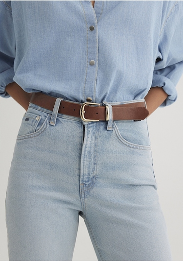 Mavi - Kahverengi Kemer 1911793-70304 Kahverengi