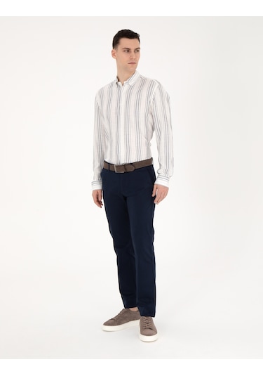 Pierre Cardin Erkek Lacivert Pantolon Kanvas-chino 50288510-vr033 Lacivert