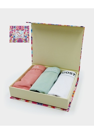 Gost Liria Spring Kadın Slip 3 Lü Paket - Çok Renkli Çok Renkli