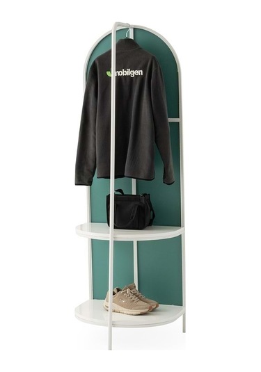 Mobilgen Askılıklı Boy Aynası Beyaz