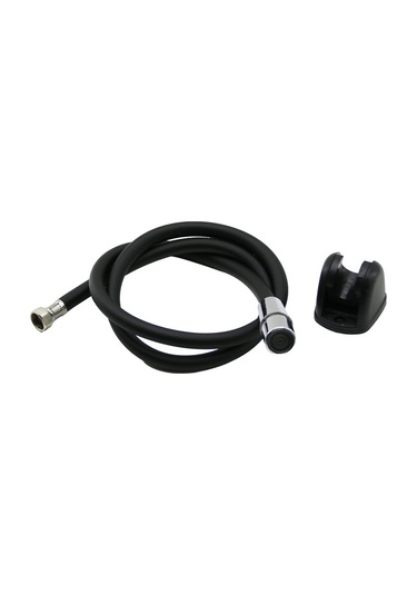 Siyah Plastik Perlatörlü Taharatmatik Hortum 120cm 5224