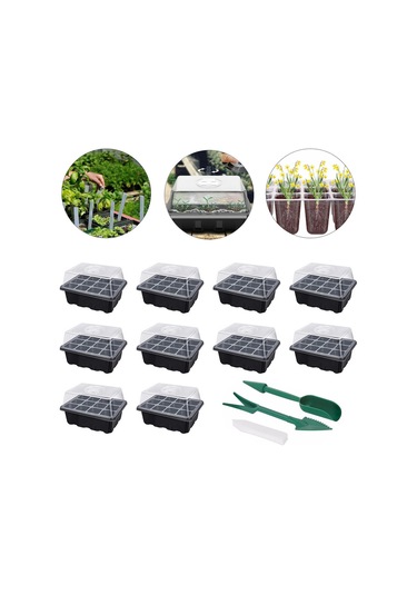 Suntek 12 Hücreli Bitki Tohumları Kutu Tepsisinde Büyür