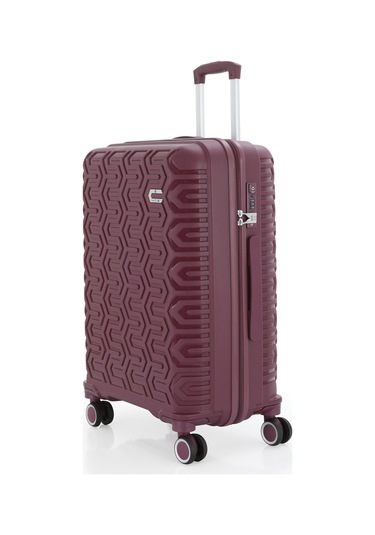 Mçs Üçlü Polipropilen Valiz Seti V377 S23sy1000058-set 210 Mürdüm