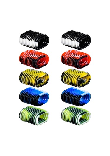 Leofıshıng Silikon Olta Makinesi Kolu Kılıfı, 5 Renk Seçeneği, 10 Adet Paket