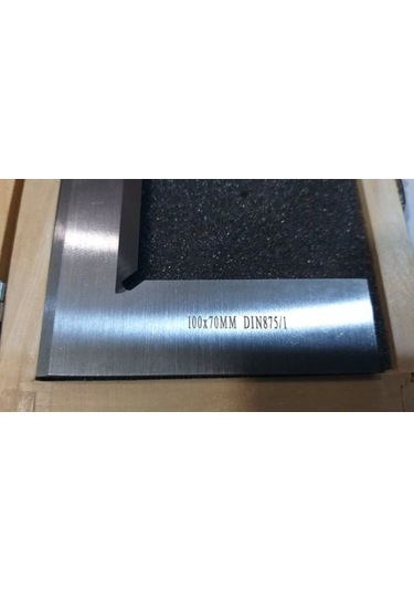 Kıl Gönye 100x70 Çelik Gönye Mini Gönye Torna  Gönye