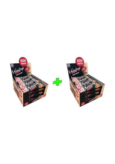 Crunchy Mıdı 40 G.- Fıstık Ezmeli Proteinli Bar 16'lı X 2 Kutu Toplam 32 Adet Bar