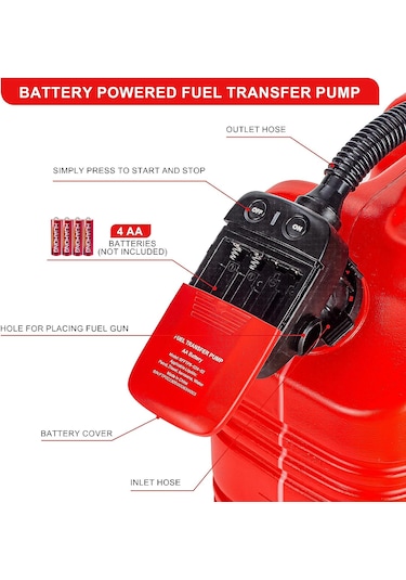 Yakıt Transfer Pompası. Seaflo Pump. 9lt. Pilli Yakıt Pompası