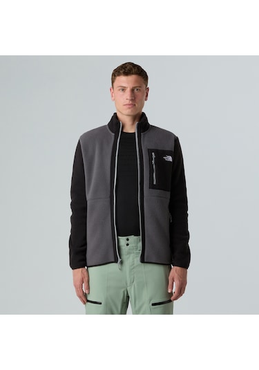 The North Face Yumiori Full Zipped Erkek Gri Polar Üst Nf0a883rwvo1 Gri
