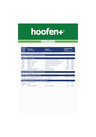 Vioment Hoofent 10 Kg - Tırnak Problemlerinde; Optimal Destek -