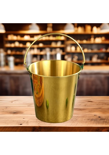 Suntek Magideal Metal Buz Kovası Soğutma Suyu Partileri Için Altın