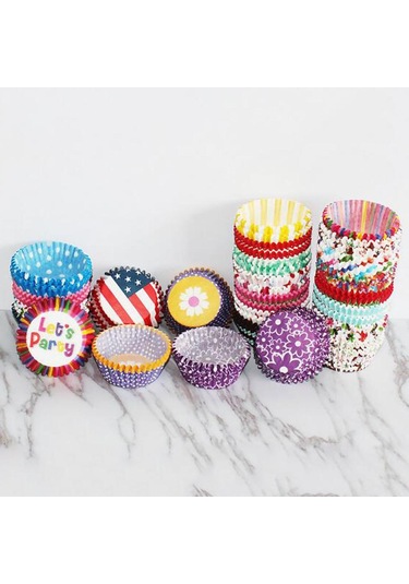 Suntek Muffin Kalıbı Yuvarlak 7cm Kek Kalıbı Küçük Kek Kalıbı