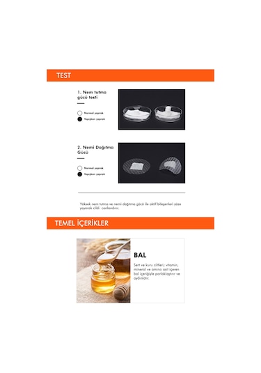 Missha Bal İçerikli Yoğun Nemlendirici Yaprak Maske 1 Adet Airy Fit Sheet Mask Honey