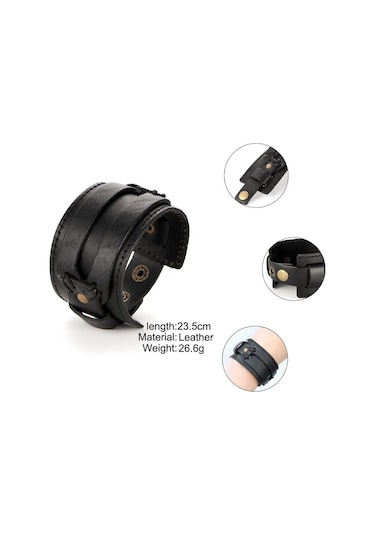 Gogoey Dbg96969 Erkek Deri Bileklik Çok Renkli