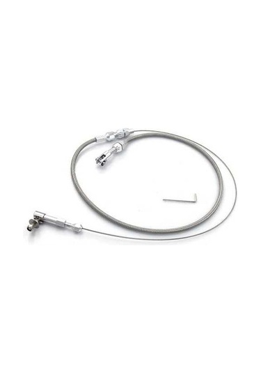 Novahub 24 Örgülü Gaz Kablosu Seti - Kesilebilir, Alüminyum Ve Paslanmaz Çelik, Gümüş Renk