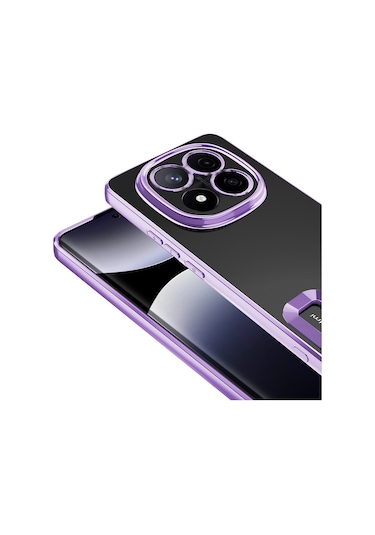 Noktaks - Xiaomi Uyumlu Xiaomi Redmi Note 14 Pro 4g - Kılıf Kamera Korumalı Logo Gösteren Koruyucu Omega Kapak - Sierra Mavi T37166 Sierra Mavi