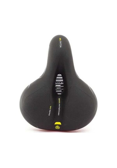 Ebitda Dağ Bisikleti Sele Yastığı: Hava Akışı Ventilasyonlu, Su Geçirmez, Orta Boy, Sarı, Bisiklet/yol/dağ Bisikleti İçin Uygun Sarı