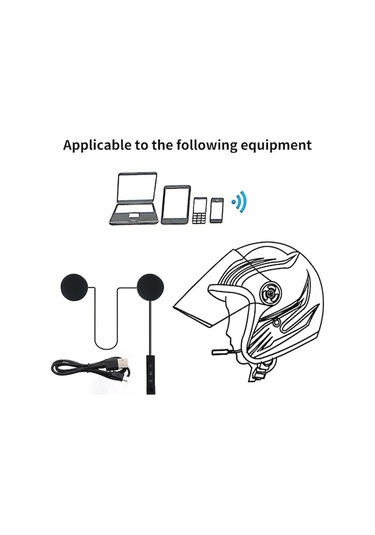 Ganzhoushop Shkalacar Ses Motosiklet Mekan Kulaklıkları, Kulaklığı, Kask Dış Kulaklık Seti, Motosikletçiler İçin Konforlu