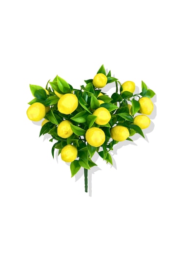 Cihan Çiçekçilik Yapay Limon Demeti Beyaz