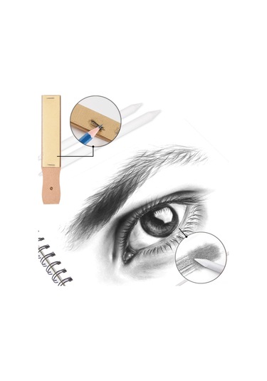 Mufunye 51 Parçalık Sanat Seti - 12 Kurşun, 12 Metalik, 12 Suluboya Kalemi, Fırça Ve Aksesuarlar İçeren Taşıma Çantası Diğer