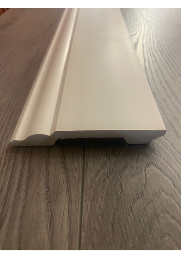 10 Cm Polimer Lake Beyaz Süpürgelik