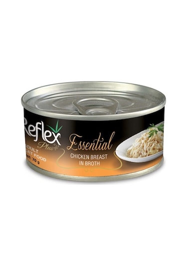 Reflex Plus Essential Tavuk Göğüslü Konserve Yetişkin Kedi Maması 70 G