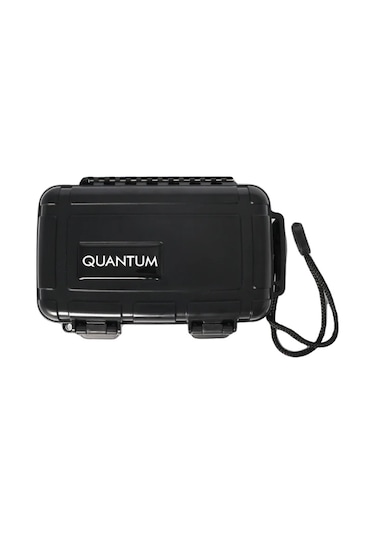 Quantum Seyahat Tipi 4 İçi Sedir Siyah Humidor Puro Kutusu