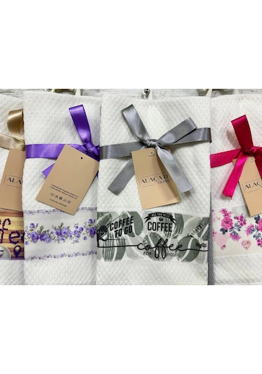 Nivemeshome 2 Li Gri-beyaz Asorti Model Mutfak Havlusu