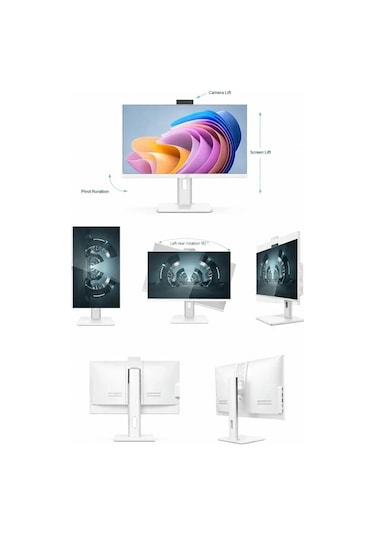 J-tech Zeno i5-6500 8 GB 128 GB SSD 24" AIO Masaüstü Bilgisayar