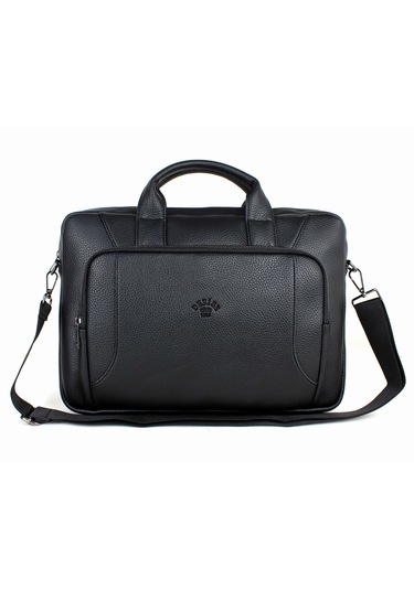 Siyah Renk Evrak Ve Laptop Çantası 15,6 İnç Unisex Siyah
