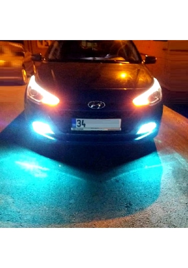 Hyundai İ20 Buz Mavisi Led Xenon Sis Farı Ampulü H8 8000k